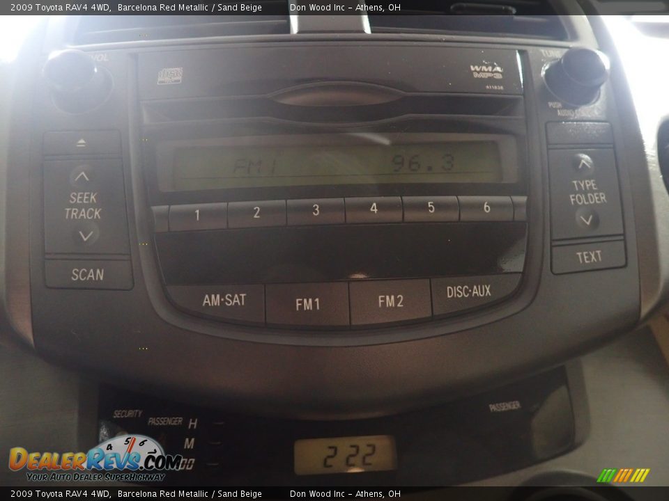 2009 Toyota RAV4 4WD Barcelona Red Metallic / Sand Beige Photo #25