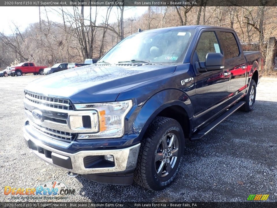 2020 Ford F150 XLT SuperCrew 4x4 Blue Jeans / Medium Earth Gray Photo #5