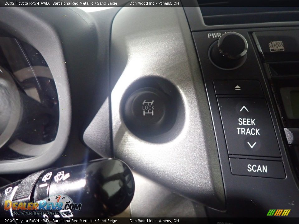 2009 Toyota RAV4 4WD Barcelona Red Metallic / Sand Beige Photo #29