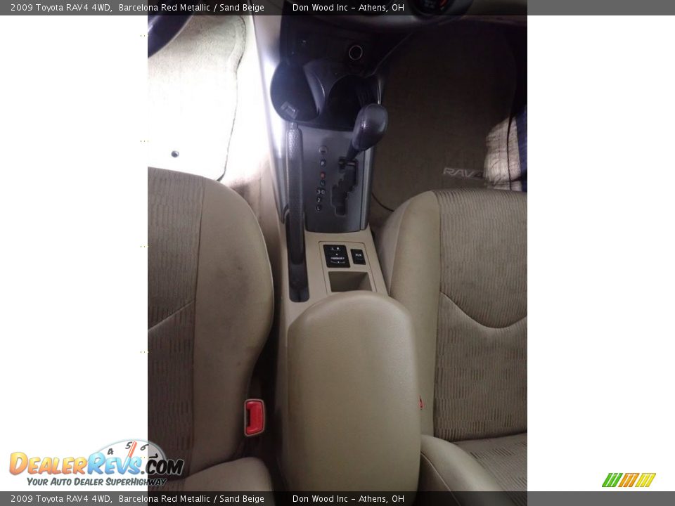 2009 Toyota RAV4 4WD Barcelona Red Metallic / Sand Beige Photo #30