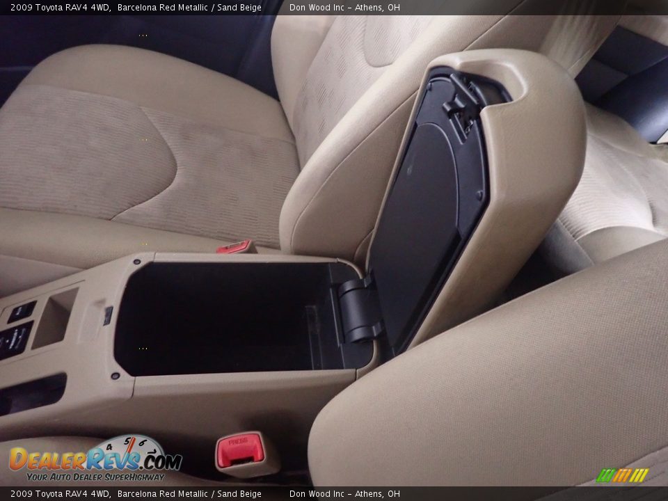 2009 Toyota RAV4 4WD Barcelona Red Metallic / Sand Beige Photo #32