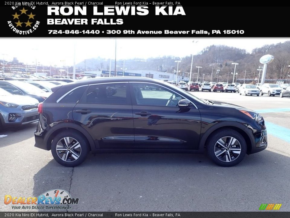 2020 Kia Niro EX Hybrid Aurora Black Pearl / Charcoal Photo #1