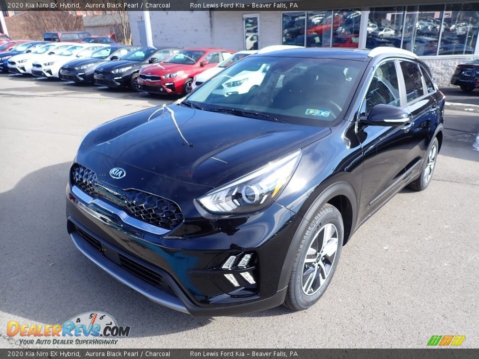 2020 Kia Niro EX Hybrid Aurora Black Pearl / Charcoal Photo #6