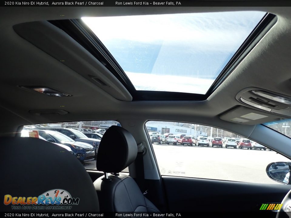 2020 Kia Niro EX Hybrid Aurora Black Pearl / Charcoal Photo #10