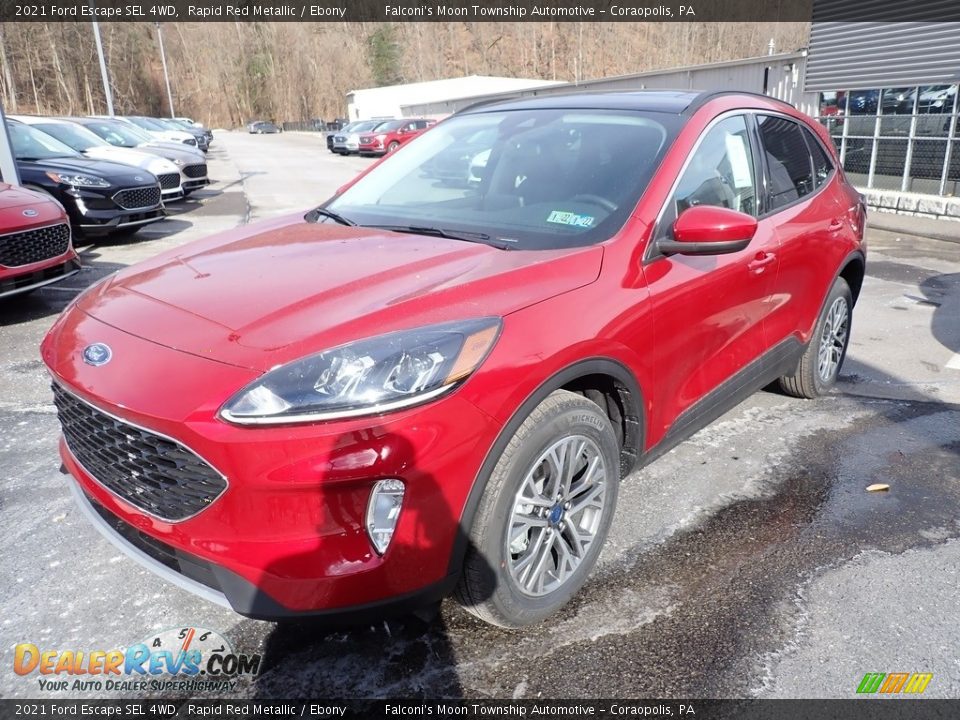 Rapid Red Metallic 2021 Ford Escape SEL 4WD Photo #5
