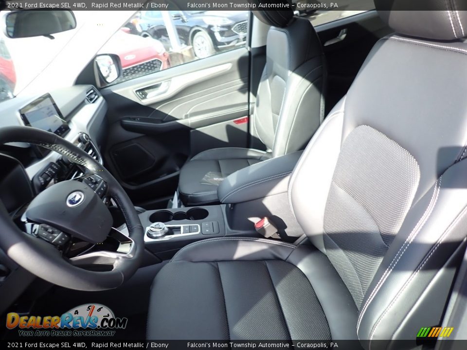 Front Seat of 2021 Ford Escape SEL 4WD Photo #9
