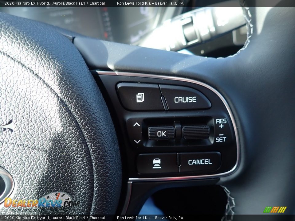 2020 Kia Niro EX Hybrid Aurora Black Pearl / Charcoal Photo #18