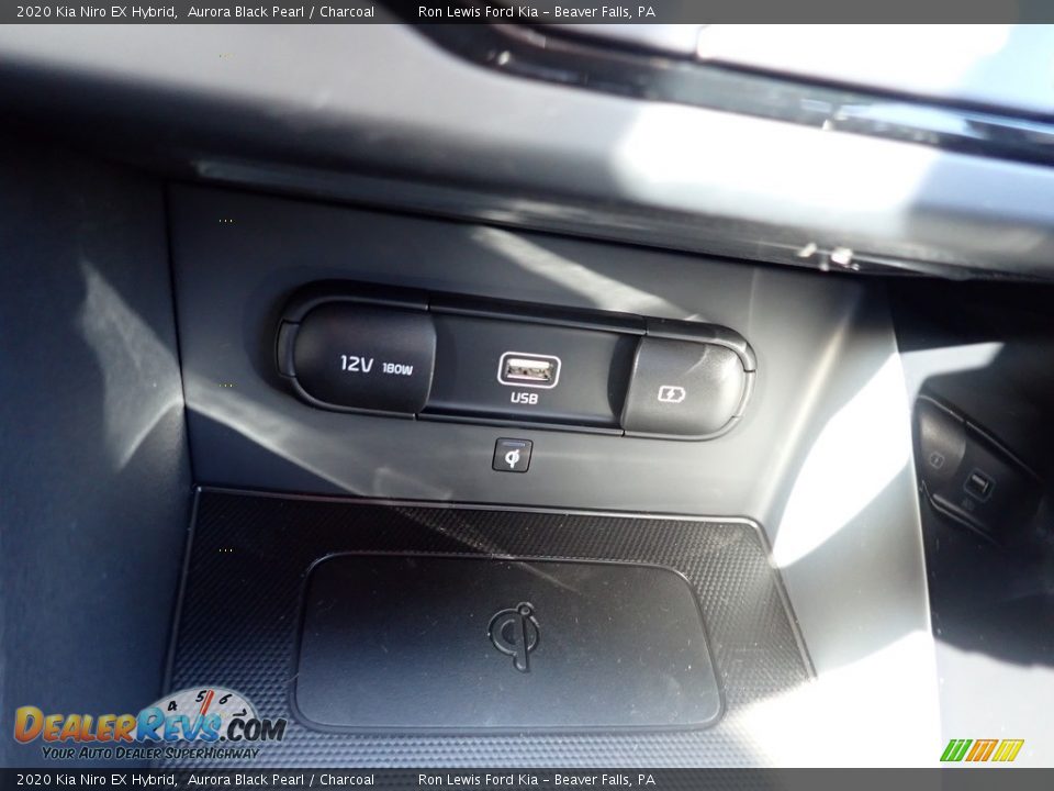 2020 Kia Niro EX Hybrid Aurora Black Pearl / Charcoal Photo #20