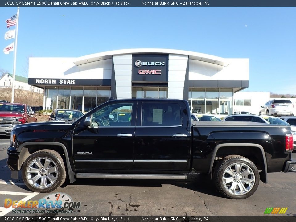 2018 GMC Sierra 1500 Denali Crew Cab 4WD Onyx Black / Jet Black Photo #1