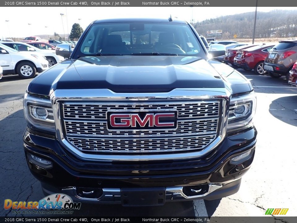 2018 GMC Sierra 1500 Denali Crew Cab 4WD Onyx Black / Jet Black Photo #3