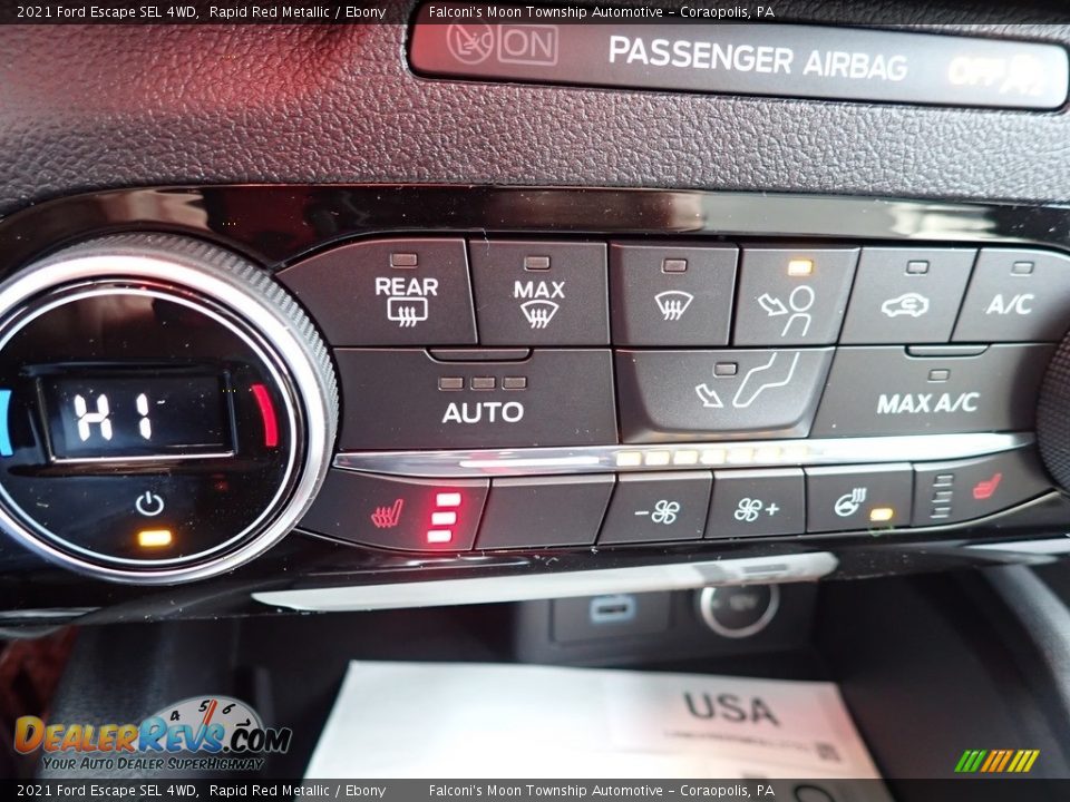 Controls of 2021 Ford Escape SEL 4WD Photo #15