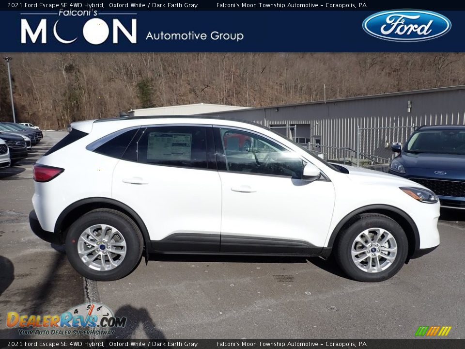 2021 Ford Escape SE 4WD Hybrid Oxford White / Dark Earth Gray Photo #1