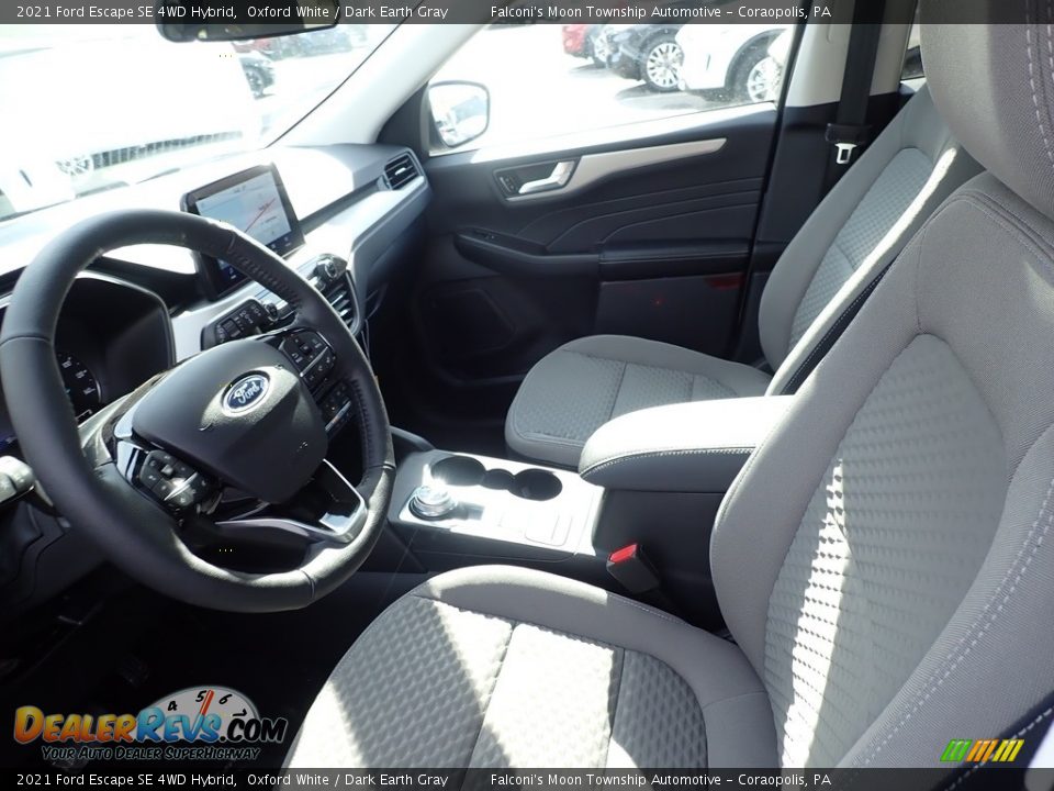 Front Seat of 2021 Ford Escape SE 4WD Hybrid Photo #10