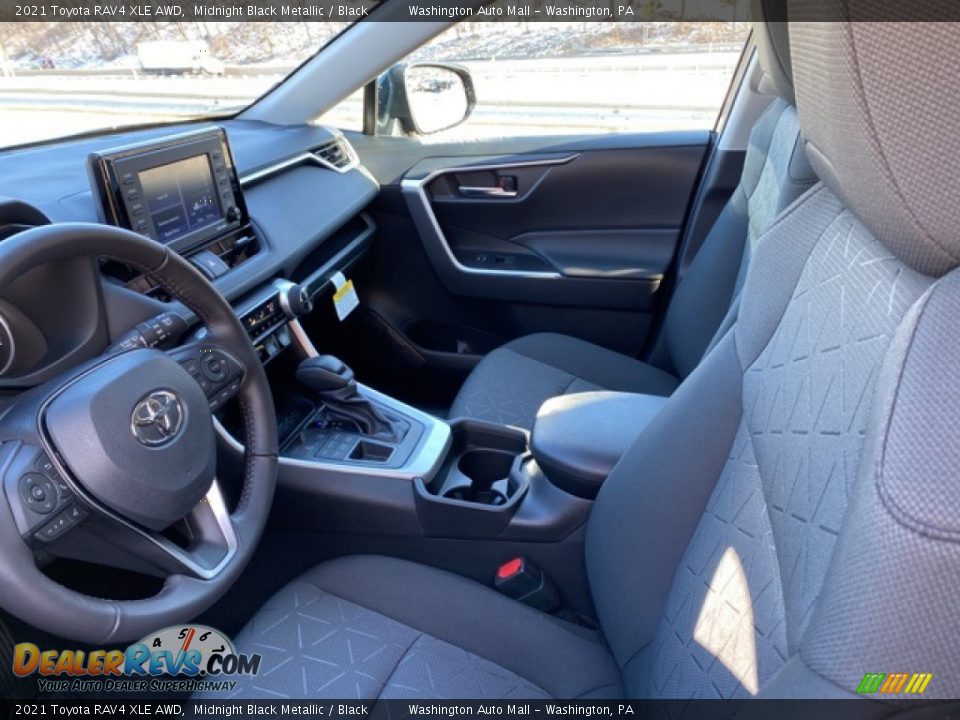 2021 Toyota RAV4 XLE AWD Midnight Black Metallic / Black Photo #4