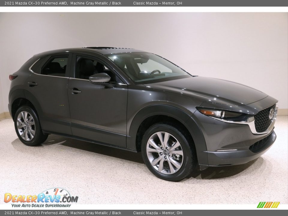2021 Mazda CX-30 Preferred AWD Machine Gray Metallic / Black Photo #1