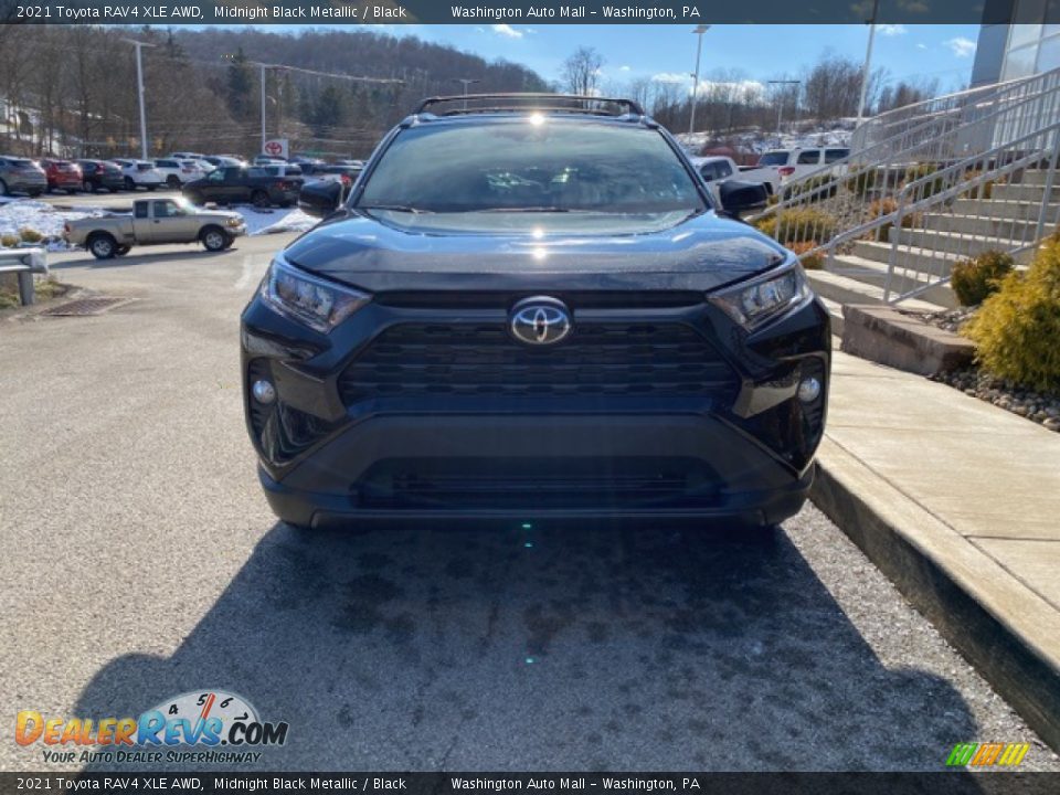 2021 Toyota RAV4 XLE AWD Midnight Black Metallic / Black Photo #12