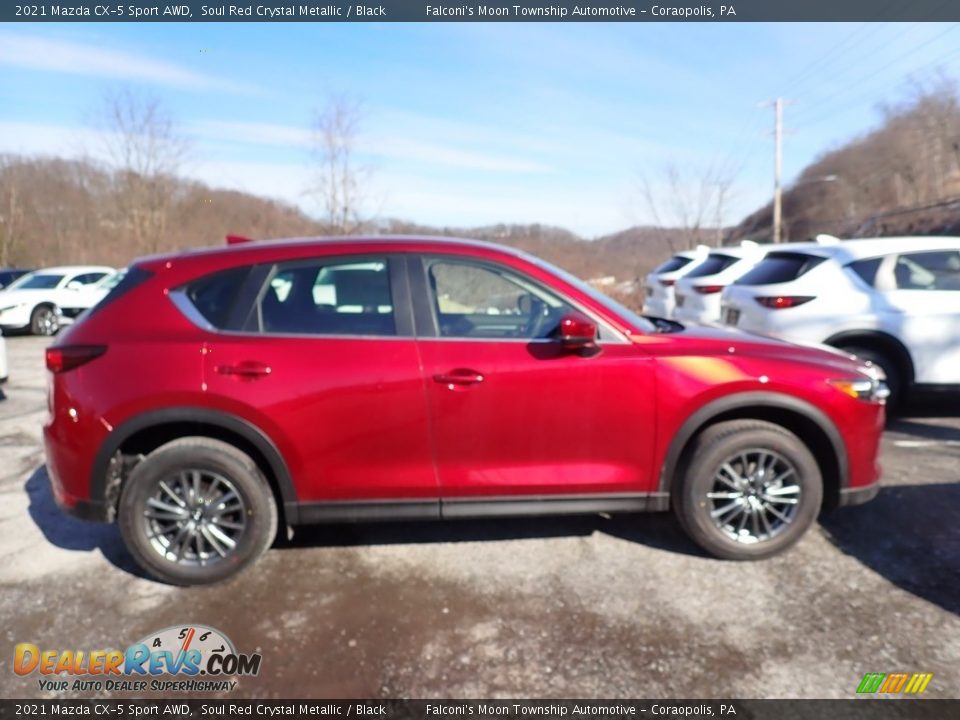 2021 Mazda CX-5 Sport AWD Soul Red Crystal Metallic / Black Photo #1