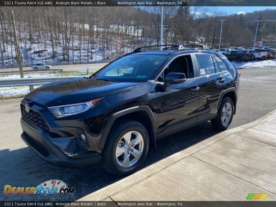 2021 Toyota RAV4 XLE AWD Midnight Black Metallic / Black Photo #13