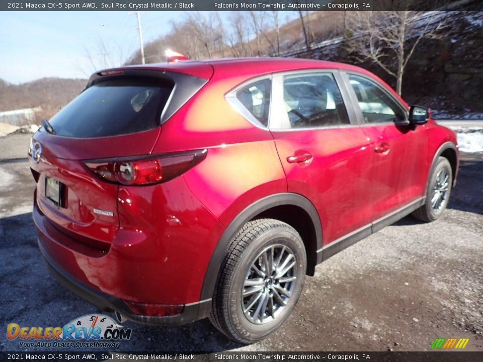 2021 Mazda CX-5 Sport AWD Soul Red Crystal Metallic / Black Photo #2