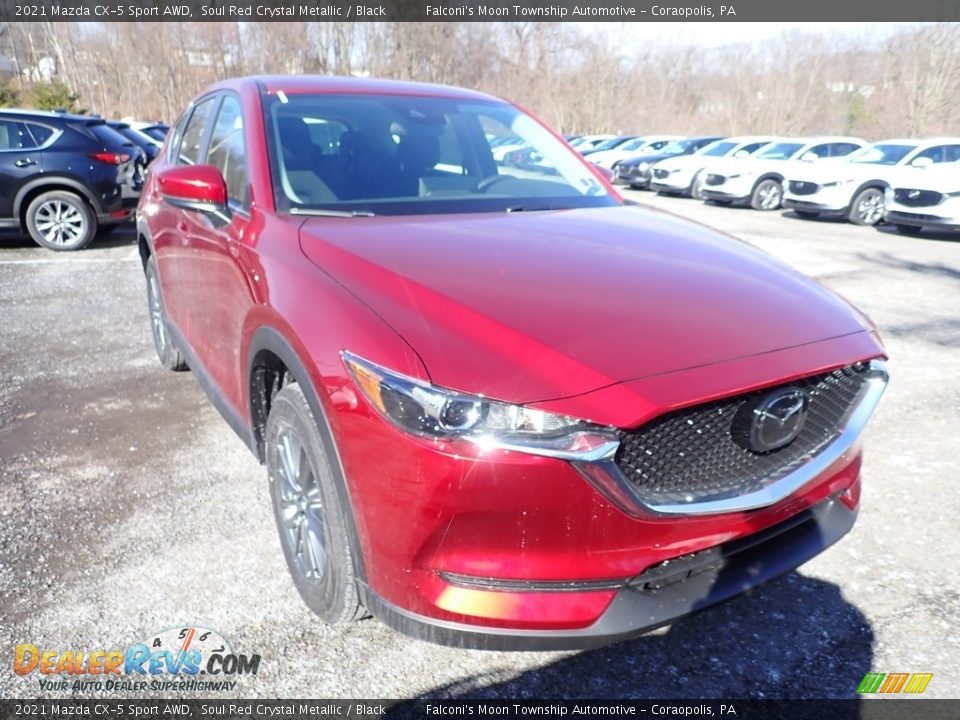 2021 Mazda CX-5 Sport AWD Soul Red Crystal Metallic / Black Photo #3