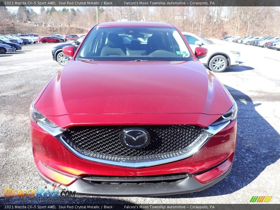 2021 Mazda CX-5 Sport AWD Soul Red Crystal Metallic / Black Photo #4