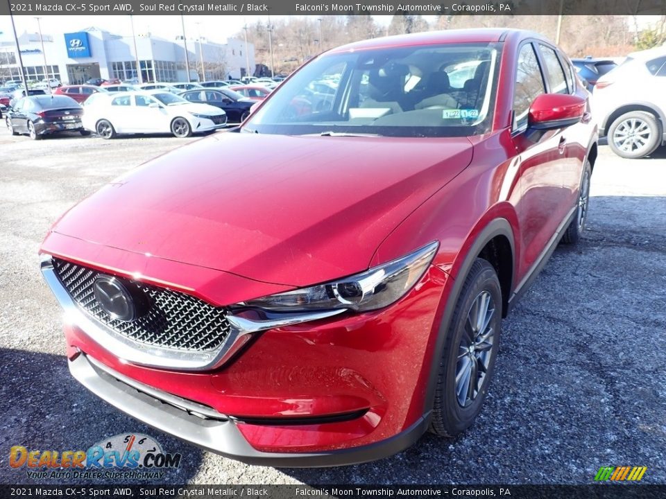 2021 Mazda CX-5 Sport AWD Soul Red Crystal Metallic / Black Photo #5