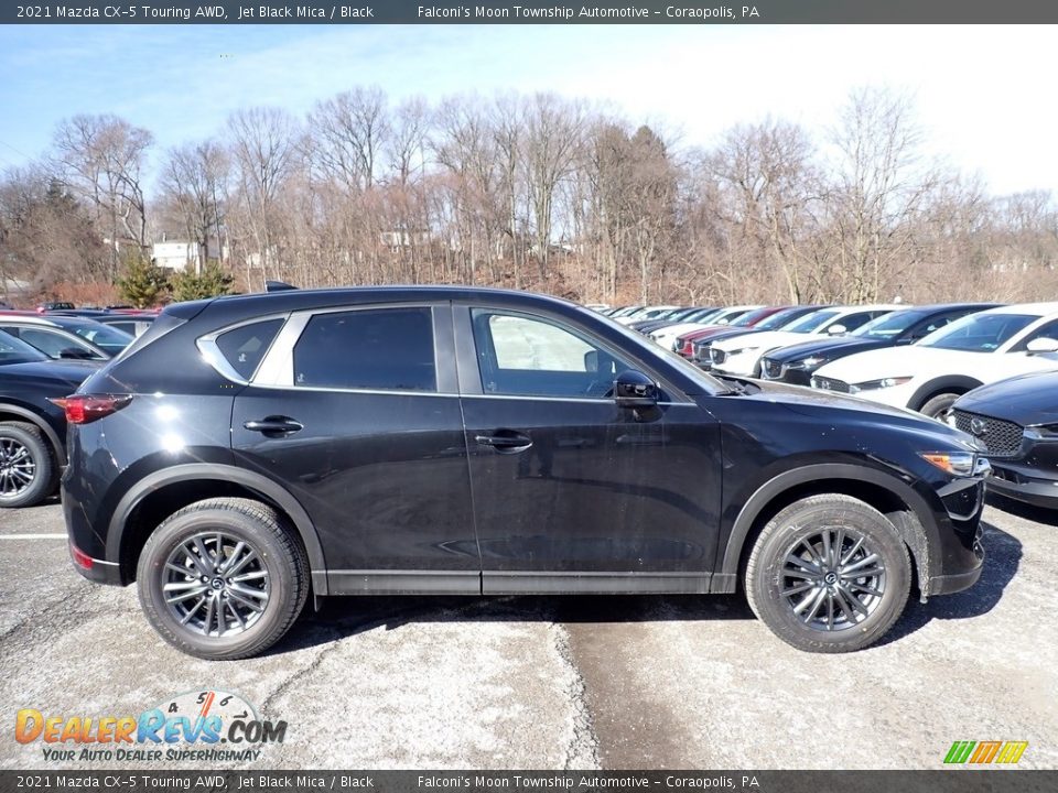 2021 Mazda CX-5 Touring AWD Jet Black Mica / Black Photo #1