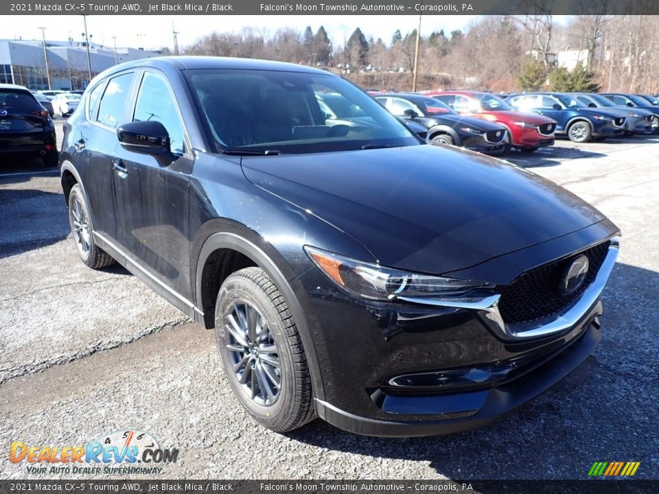 2021 Mazda CX-5 Touring AWD Jet Black Mica / Black Photo #3