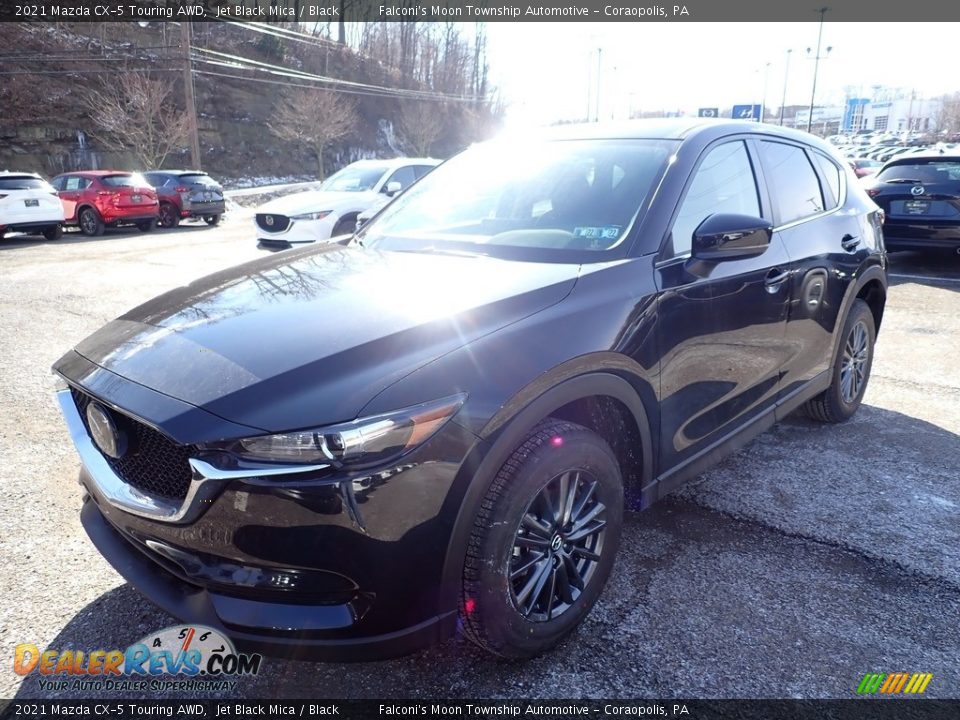 2021 Mazda CX-5 Touring AWD Jet Black Mica / Black Photo #5