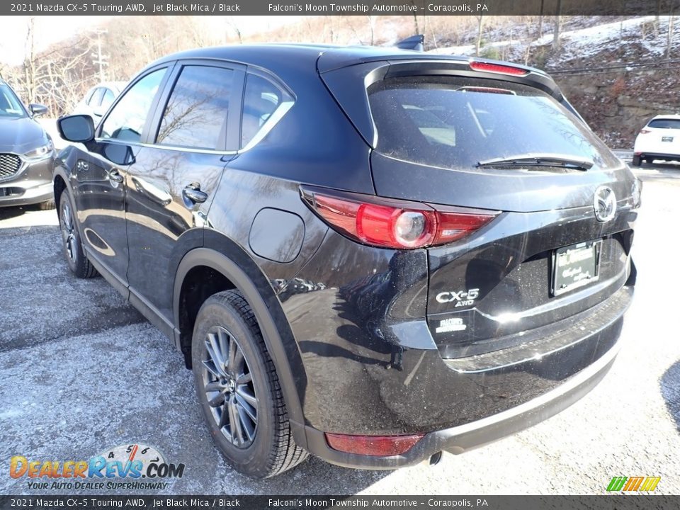 2021 Mazda CX-5 Touring AWD Jet Black Mica / Black Photo #6