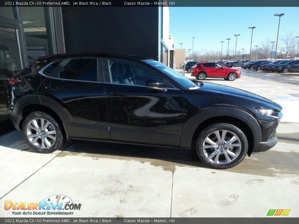 2021 Mazda CX-30 Preferred AWD Jet Black Mica / Black Photo #3