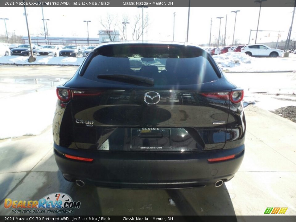 2021 Mazda CX-30 Preferred AWD Jet Black Mica / Black Photo #9