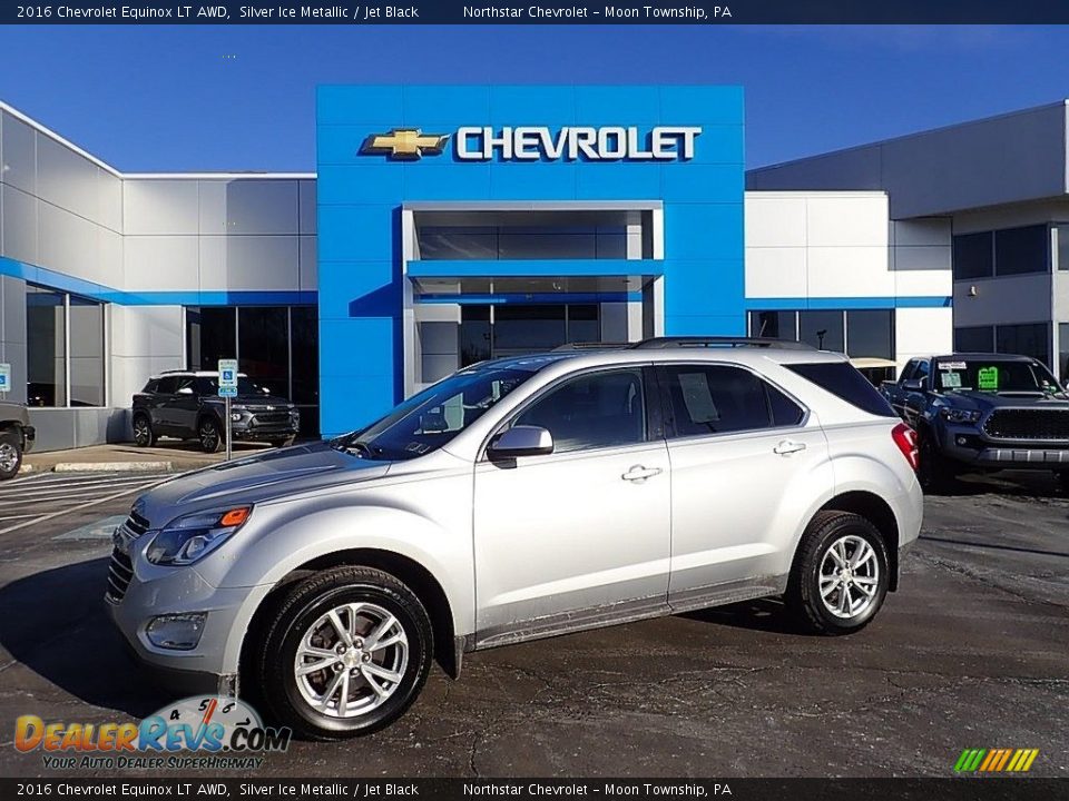 2016 Chevrolet Equinox LT AWD Silver Ice Metallic / Jet Black Photo #1