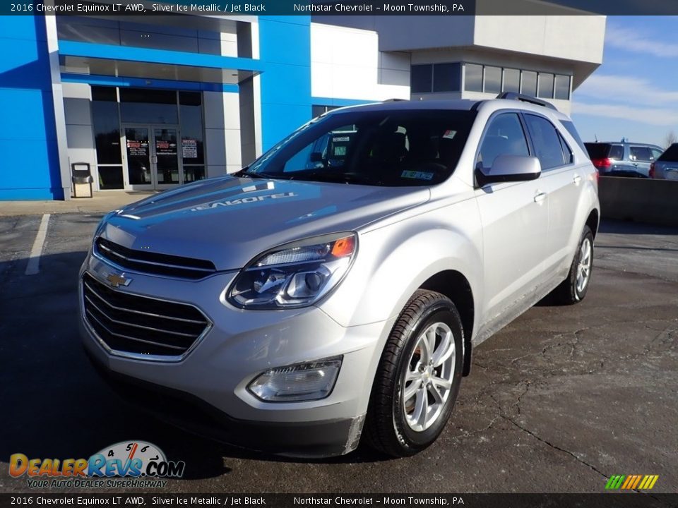 2016 Chevrolet Equinox LT AWD Silver Ice Metallic / Jet Black Photo #2