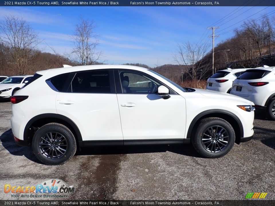2021 Mazda CX-5 Touring AWD Snowflake White Pearl Mica / Black Photo #1