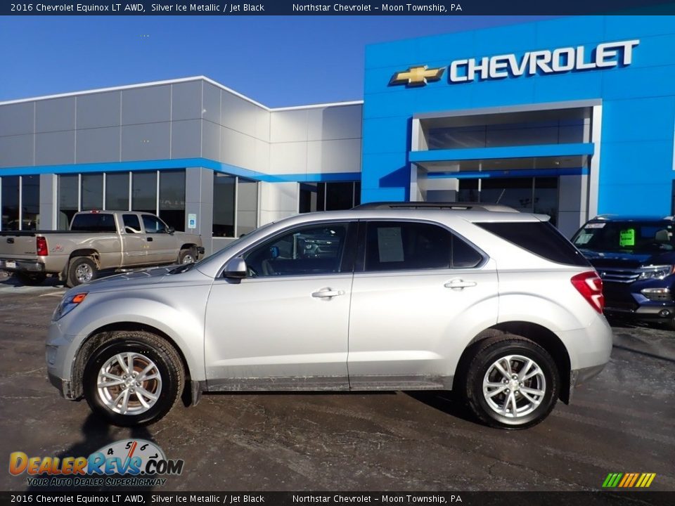 2016 Chevrolet Equinox LT AWD Silver Ice Metallic / Jet Black Photo #3