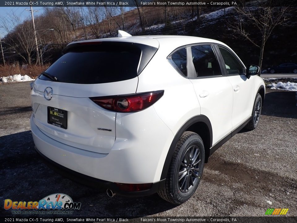 2021 Mazda CX-5 Touring AWD Snowflake White Pearl Mica / Black Photo #2