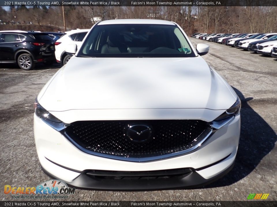 2021 Mazda CX-5 Touring AWD Snowflake White Pearl Mica / Black Photo #4