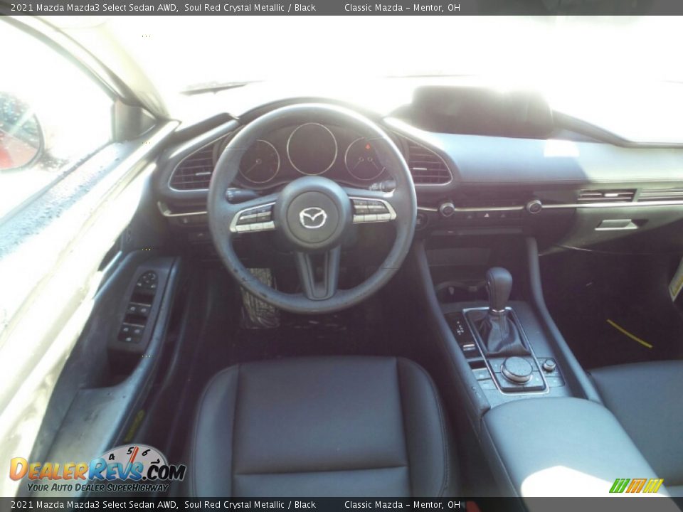 2021 Mazda Mazda3 Select Sedan AWD Soul Red Crystal Metallic / Black Photo #6