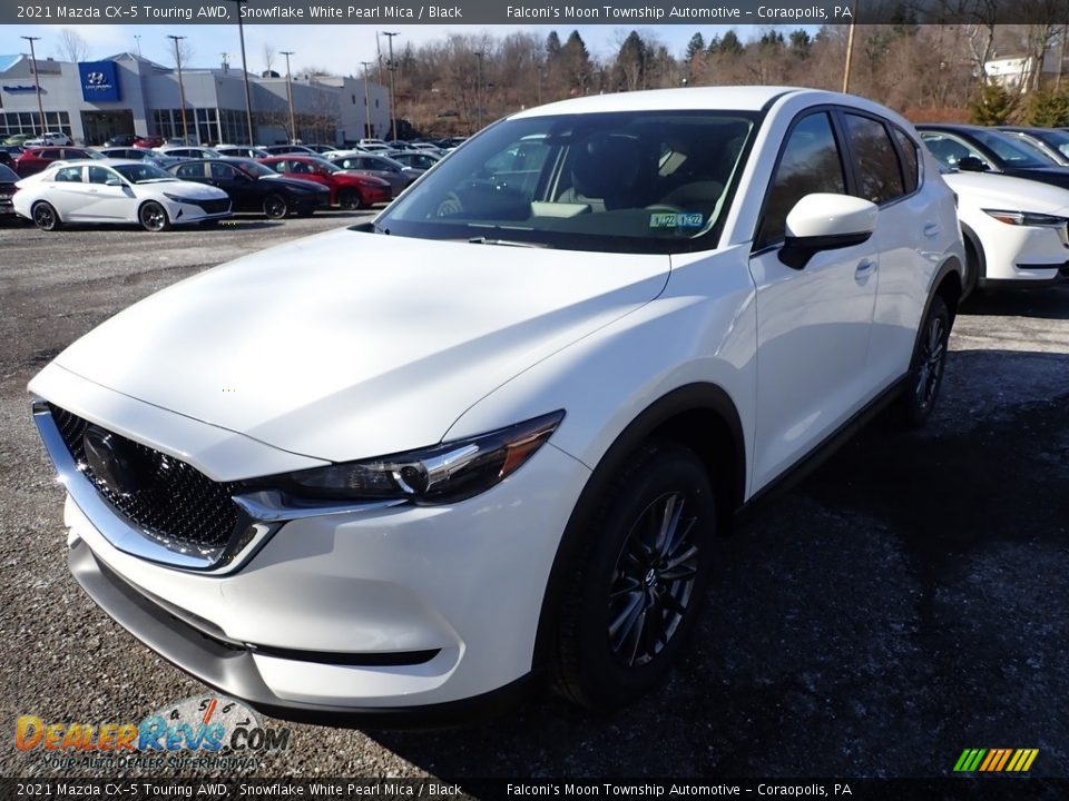 2021 Mazda CX-5 Touring AWD Snowflake White Pearl Mica / Black Photo #5
