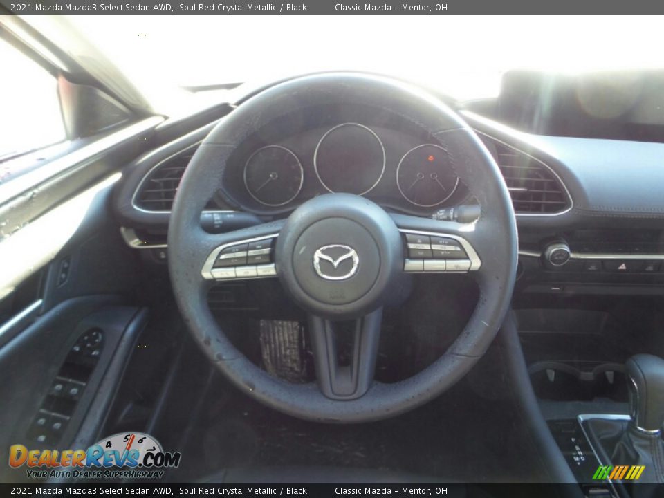 2021 Mazda Mazda3 Select Sedan AWD Soul Red Crystal Metallic / Black Photo #7