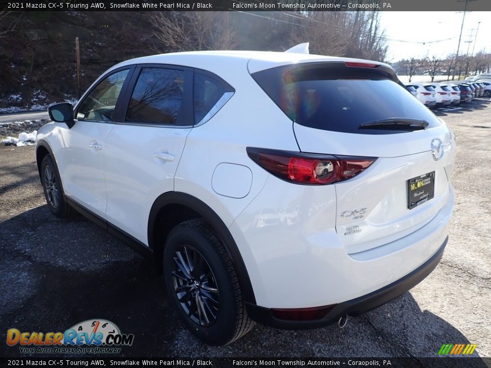 2021 Mazda CX-5 Touring AWD Snowflake White Pearl Mica / Black Photo #6