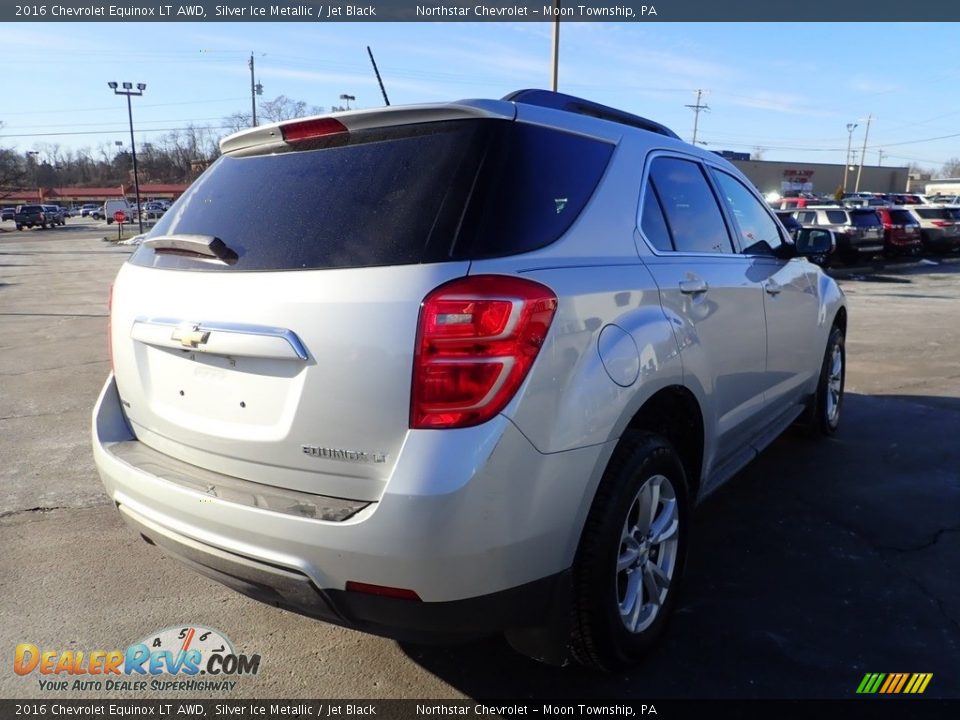 2016 Chevrolet Equinox LT AWD Silver Ice Metallic / Jet Black Photo #8