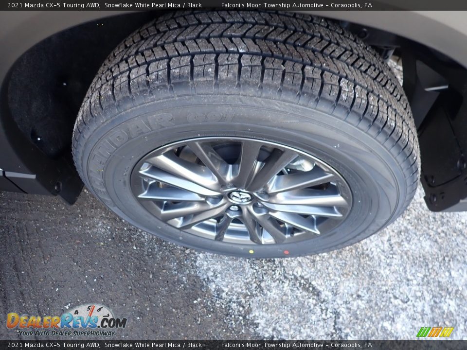 2021 Mazda CX-5 Touring AWD Snowflake White Pearl Mica / Black Photo #7