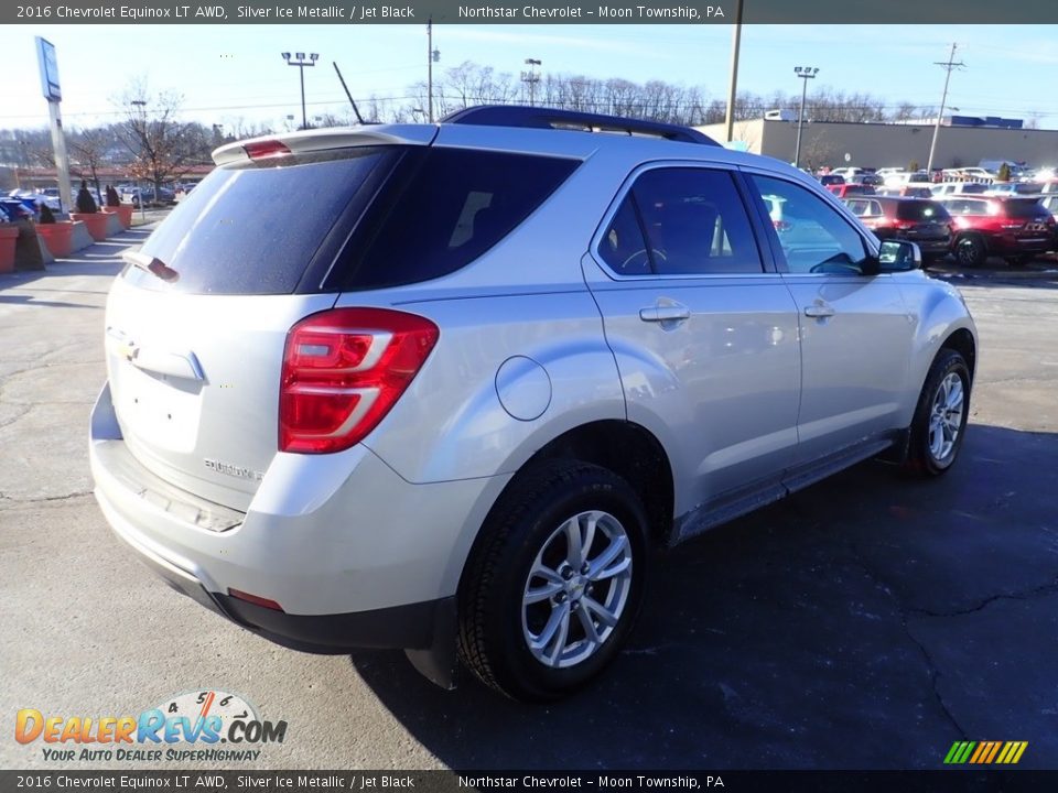 2016 Chevrolet Equinox LT AWD Silver Ice Metallic / Jet Black Photo #9