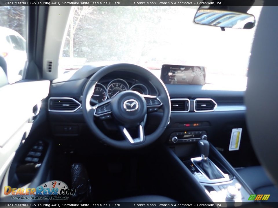 2021 Mazda CX-5 Touring AWD Snowflake White Pearl Mica / Black Photo #9