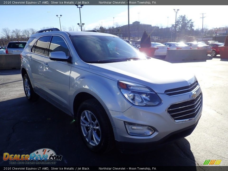 2016 Chevrolet Equinox LT AWD Silver Ice Metallic / Jet Black Photo #11