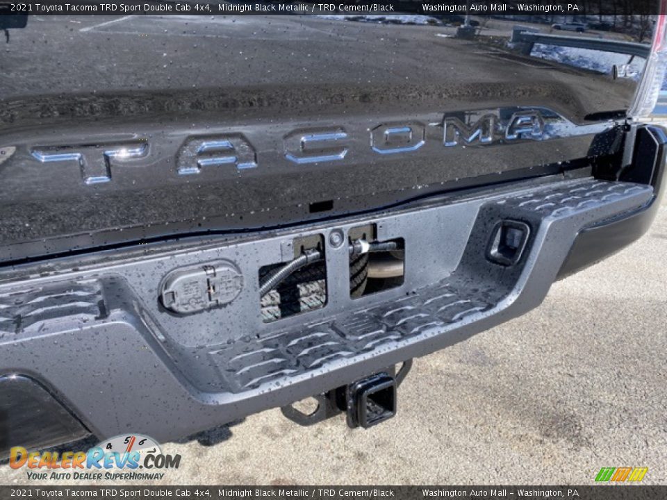 2021 Toyota Tacoma TRD Sport Double Cab 4x4 Midnight Black Metallic / TRD Cement/Black Photo #22