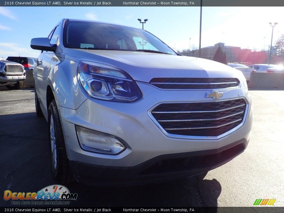 2016 Chevrolet Equinox LT AWD Silver Ice Metallic / Jet Black Photo #12