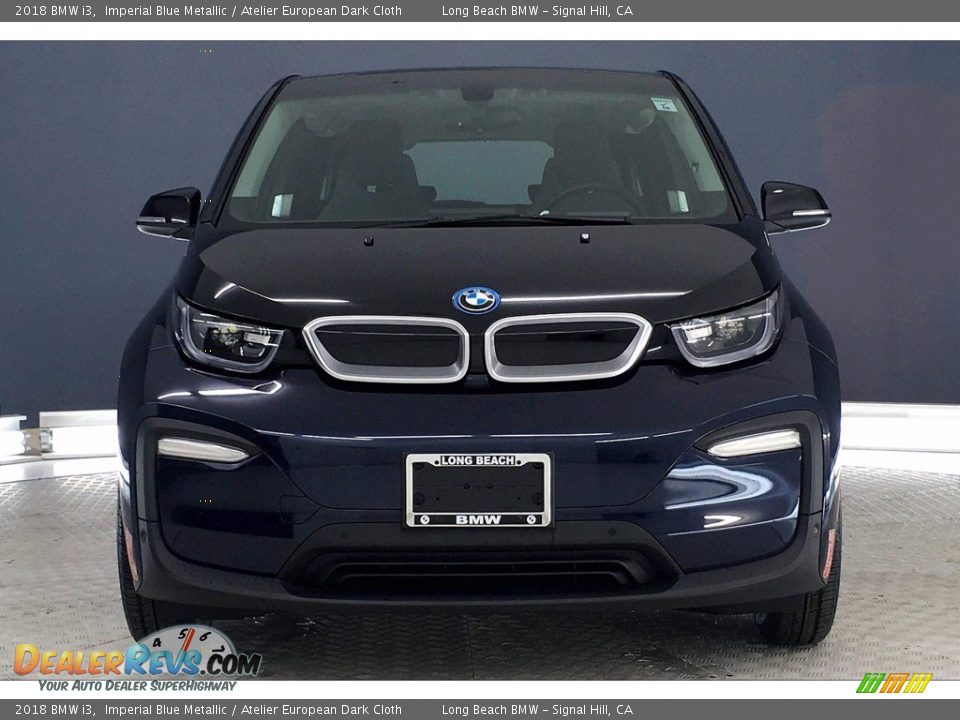 2018 BMW i3 Imperial Blue Metallic / Atelier European Dark Cloth Photo #2